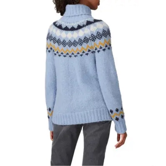 Derek Lam 10 Crosby Diagonal Fair Isle Turtleneck - Picture 7 of 16